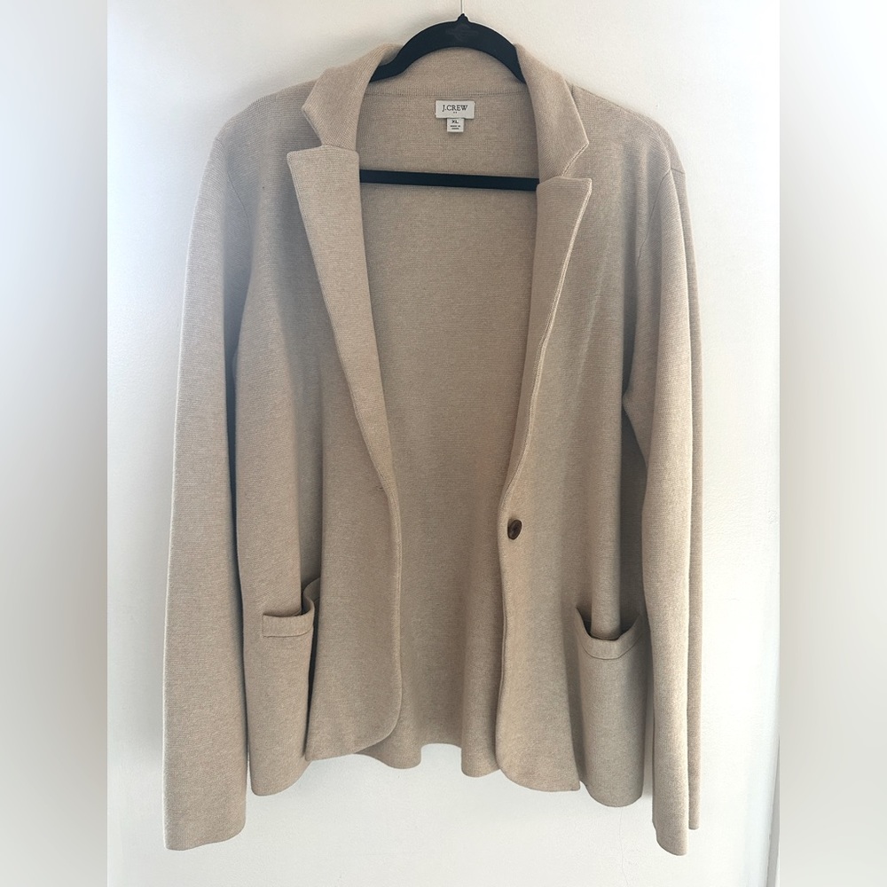 J Crew knit blazer